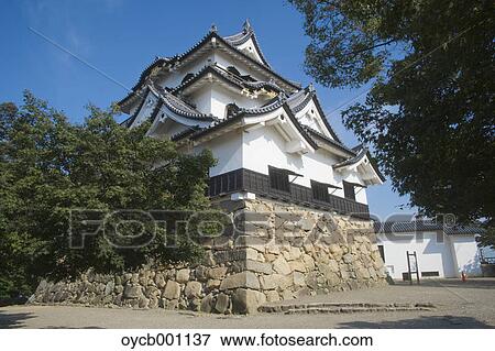 Hikone castle, Shiga Prefecture View Large Photo Image Stock Photo - Hikone castle, Shiga Prefecture. Fotosearch