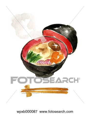 Japanese food illustration View Large Photo Image Stock Photo - Japanese food illustration. Fotosearch