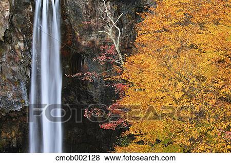 Kegon Falls, Nikko Prefecture View Large Photo Image Stock Photo - Kegon Falls, Nikko Prefecture. Fotosearch