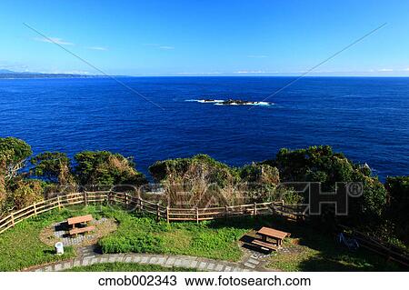 Stock Image - Kiiooshima coast in Kushimoto, Wakayama Prefecture. Fotosearch