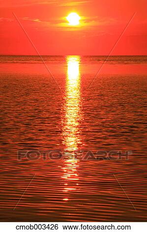 Lake Saroma at sunset, Hokkaido View Large Photo Image Stock Photograph - Lake Saroma at sunset, Hokkaido. Fotosearch