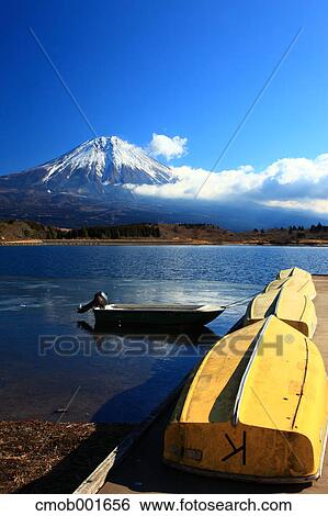 Mount Fuji and Lake Tanuki in Fujinomiya, Shizuoka Prefecture View Large Photo Image Stock Photograph - Mount Fuji and Lake Tanuki in Fujinomiya, Shizuoka Prefecture. Fotosearch