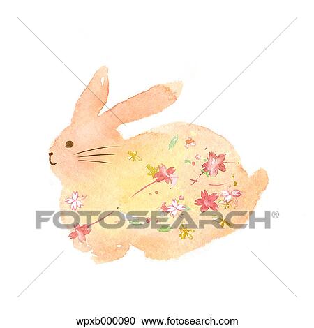 Stock Image - Rabbit illustration. Fotosearch