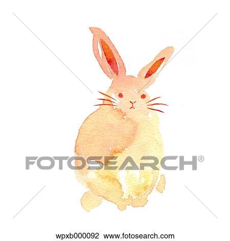Stock Image - Rabbit illustration. Fotosearch