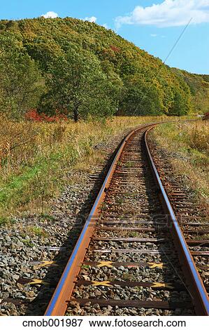 Railway in the countryside in Kushiro, Hokkaido View Large Photo Image Stock Photo - Railway in the countryside in Kushiro, Hokkaido. Fotosearch