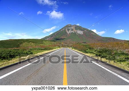 Road through the countryside, Hokkaido View Large Photo Image Stock Photograph - Road through the countryside, Hokkaido. Fotosearch