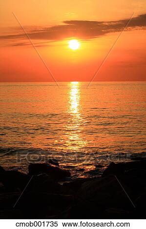Sea at sunset in Awaji Island, Hyogo Prefecture View Large Photo Image Stock Photography - Sea at sunset in Awaji Island, Hyogo Prefecture. Fotosearch