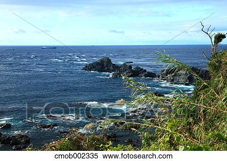 Shionomisaki coast, Wakayama Prefecture View Large Photo Image Stock Photography - Shionomisaki coast, Wakayama Prefecture. Fotosearch
