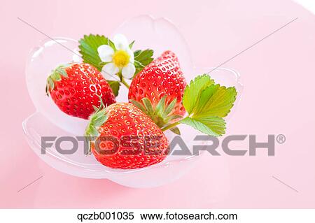 Strawberries on a glass plate View Large Photo Image Stock Photography - Strawberries on a glass plate. Fotosearch