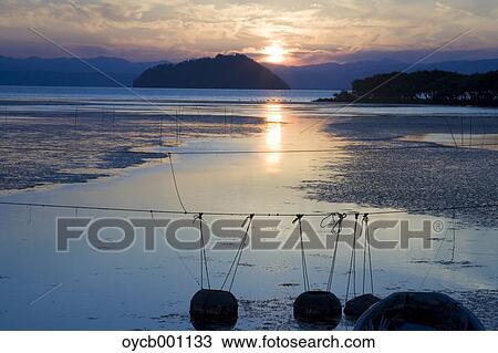 Sunset at Lake Biwa, Shiga Prefecture View Large Photo Image Stock Image - Sunset at Lake Biwa, Shiga Prefecture. Fotosearch