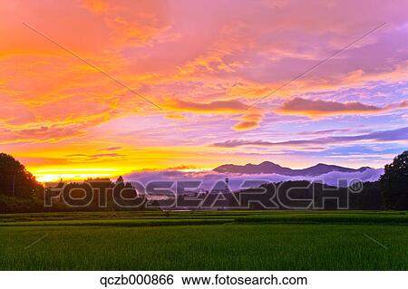 Takaharayama at sunset, Tochigi Prefecture View Large Photo Image Stock Photograph - Takaharayama at sunset, Tochigi Prefecture. Fotosearch