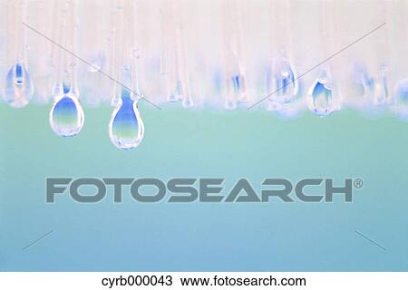 Stock Image - Water drops. Fotosearch