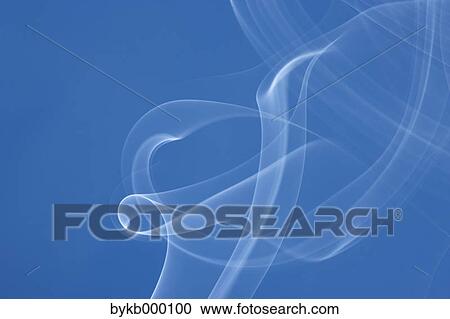White smoke on blue background View Large Photo Image Stock Image - White smoke on blue background. Fotosearch
