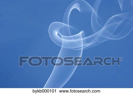 White smoke on blue background View Large Photo Image Stock Image - White smoke on blue background. Fotosearch
