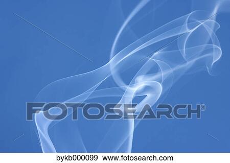 White smoke on blue background View Large Photo Image Stock Photo - White smoke on blue background. Fotosearch