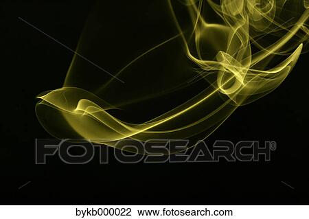 Yellow smoke on black background View Large Photo Image Stock Image - Yellow smoke on black background. Fotosearch