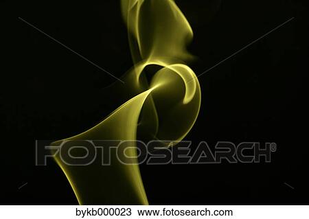 Yellow smoke on black background View Large Photo Image Stock Image - Yellow smoke on black background. Fotosearch