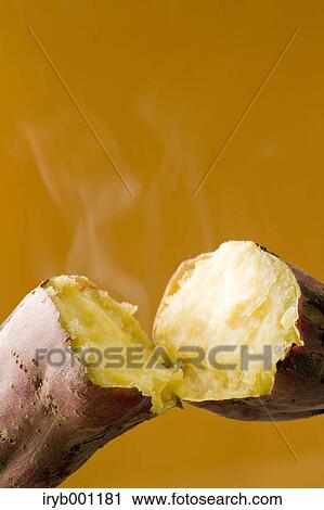 Baked sweet potato View Large Photo Image Stock Image - Baked sweet potato. Fotosearch