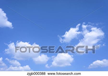 Stock Photo - Blue sky with clouds. Fotosearch