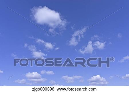 Stock Photograph - Blue sky with clouds. Fotosearch