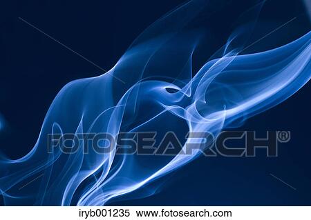 Blue smoke on black background View Large Photo Image Stock Photography - Blue smoke on black background. Fotosearch