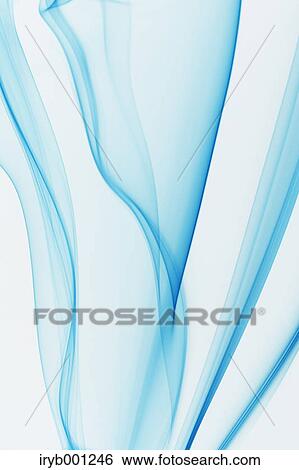 Blue smoke on white background View Large Photo Image Stock Photograph - Blue smoke on white background. Fotosearch