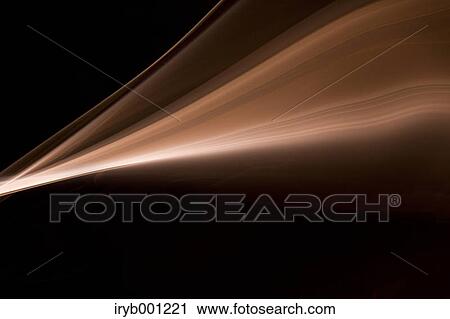 Stock Image - Brown smoke on black background. Fotosearch