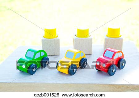 Building blocks and toy cars View Large Photo Image Stock Photograph - Building blocks and toy cars. Fotosearch