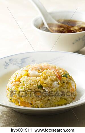 Chinese style shrimp fried rice View Large Photo Image Stock Image - Chinese style shrimp fried rice. Fotosearch