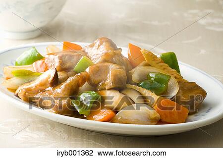 Chinese style sweet and sour pork View Large Photo Image Stock Image - Chinese style sweet and sour pork. Fotosearch