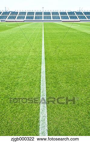 Stock Image - Football ground. Fotosearch