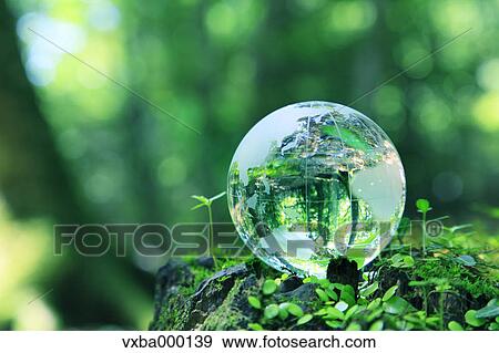 Stock Photo - Glass globe. Fotosearch