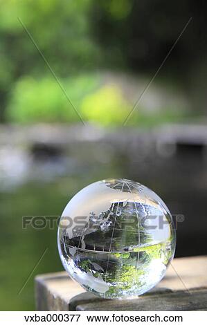 Glass globe View Large Photo Image Stock Photo - Glass globe. Fotosearch
