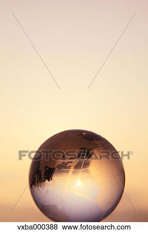 Stock Photo - Glass globe. Fotosearch
