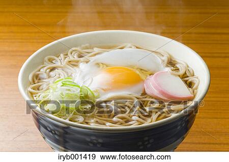 Japanese style Soba buckwheat noodles View Large Photo Image Stock Photo - Japanese style Soba buckwheat noodles. Fotosearch