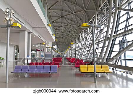 Kansai International Airport departure lounge View Large Photo Image Picture - Kansai International Airport departure lounge. Fotosearch