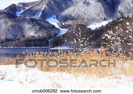 Lake Aoki, Nagano Prefecture View Large Photo Image Stock Image - Lake Aoki, Nagano Prefecture. Fotosearch