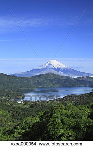 Mount Fuji and mountainscape View Large Photo Image Picture - Mount Fuji and mountainscape. Fotosearch