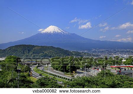 Mount Fuji and Tomei Expressway, Shizuoka Prefecture View Large Photo Image Stock Image - Mount Fuji and Tomei Expressway, Shizuoka Prefecture. Fotosearch