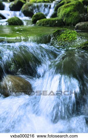 Mountain stream View Large Photo Image Stock Photograph - Mountain stream. Fotosearch