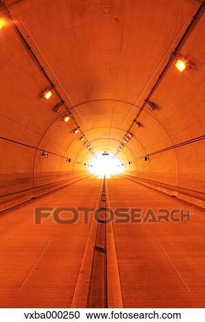 Stock Image - Road tunnel. Fotosearch