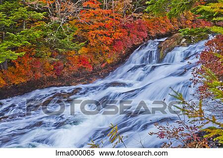 Ryuzu Waterfall, Tochigi Prefecture View Large Photo Image Stock Photography - Ryuzu Waterfall, Tochigi Prefecture. Fotosearch