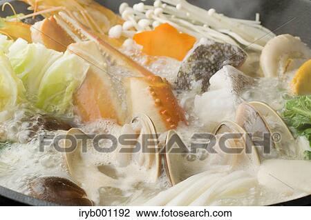 Seafood chowder View Large Photo Image Stock Image - Seafood chowder. Fotosearch