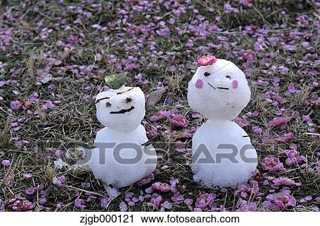 Stock Image - Snowmen. Fotosearch