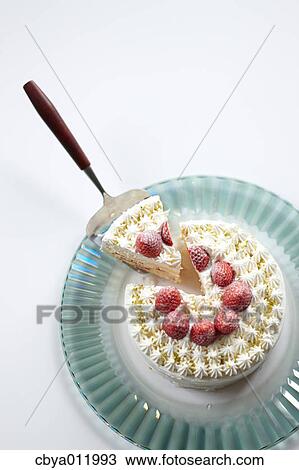Strawberry shortcake on a glass plate View Large Photo Image Stock Image - Strawberry shortcake on a glass plate. Fotosearch