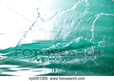 Stock Photography - Water splash. Fotosearch