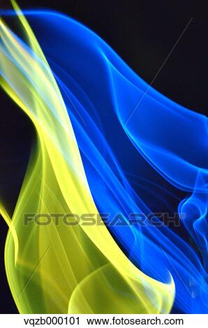 Blue and yellow smoke View Large Photo Image Stock Image - Blue and yellow smoke. Fotosearch