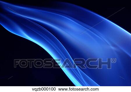 Stock Image - Blue Smoke. Fotosearch