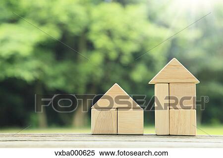 Houses made of building blocks View Large Photo Image Stock Photography - Houses made of building blocks. Fotosearch