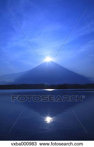 Mount Fuji and Lake Tanuki, Shizuoka Prefecture View Large Photo Image Stock Image - Mount Fuji and Lake Tanuki, Shizuoka Prefecture. Fotosearch
